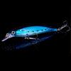 1pcs Fishing Lures 3D Eyes Floating Laser Minnow Hard Aritificial Wobblers Crankbait Plastic Baits Pesca Isca 11cm 13.5g