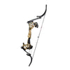 1 Set 30-55lbs Archery America Hunting Fishing Compound Bow Set 320fps Right Hand Laminated Bow Limbs Shooting Outdoor Sports