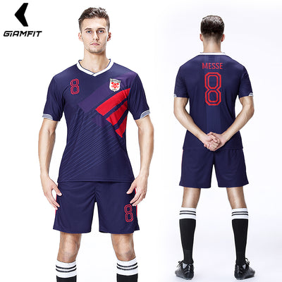 Jersey Football 2019 France Jersey Chandal Futbol Men Soccer Uniform Custom Sport Shirt Professional Team Training Football Suit