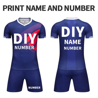 Jersey Football 2019 France Jersey Chandal Futbol Men Soccer Uniform Custom Sport Shirt Professional Team Training Football Suit