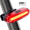 Bike Bicycle Lamp Rechargeable LED USB COB Mountain Bike Tail Light Taillight MTB waterproof Safety Warning Bicycle Rear Light