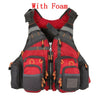 Lixada Fishing Vest Breathable Outdoor Sports Fly Swimming Life Safety Waistcoat Survival Utility Fly Vest Colete Salva-Vidas