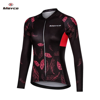 Women Cycling Jersey Mtb Bicycle Clothes Female Ciclismo Long Sleeves Road Bike Clothing Riding Shirt Team Jersey Custom Design