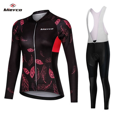 Women Cycling Jersey Mtb Bicycle Clothes Female Ciclismo Long Sleeves Road Bike Clothing Riding Shirt Team Jersey Custom Design