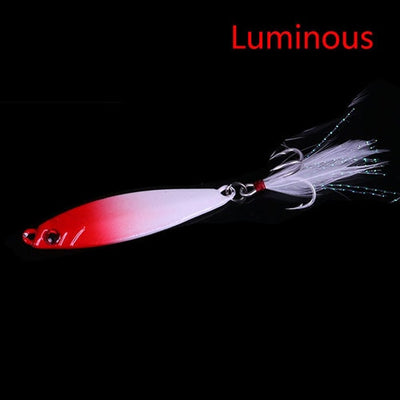 JonStar 1pc/lot 15g20g25g30g Laser metal jig slow Sinking jig wobbler jigging lure fishing lure lead fish for carp lure pike