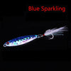 JonStar 1pc/lot 15g20g25g30g Laser metal jig slow Sinking jig wobbler jigging lure fishing lure lead fish for carp lure pike