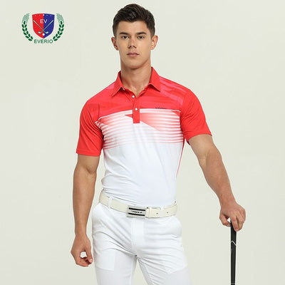 men Golf T shirts color match short Sleeve jersey golf appreal summer sportswear Polo shirt white Golf tops 4 color S~XXL