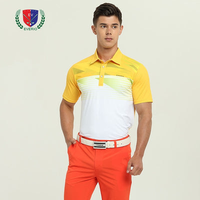 men Golf T shirts color match short Sleeve jersey golf appreal summer sportswear Polo shirt white Golf tops 4 color S~XXL