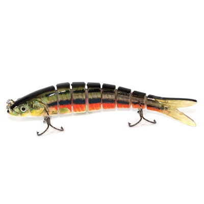 Wobblers Fishing 8 Segments Fishing Lures Multi Jointed Crankbait 27g Hard Bait Fishing Tackle For Bass Isca Lifelike Swimbait