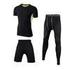 Men Sportswear Compression Sport Suits Quick Dry Running Sets Clothes Sports Joggers Training Gym Fitness Tracksuits Running Set