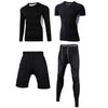 Men Sportswear Compression Sport Suits Quick Dry Running Sets Clothes Sports Joggers Training Gym Fitness Tracksuits Running Set