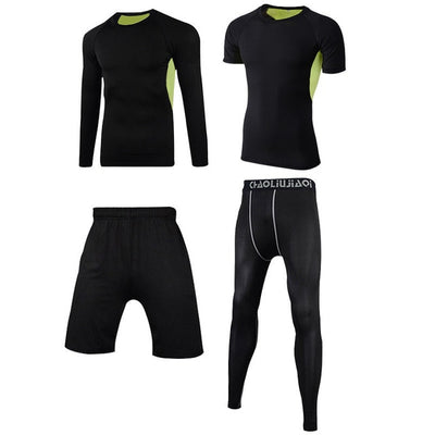 Men Sportswear Compression Sport Suits Quick Dry Running Sets Clothes Sports Joggers Training Gym Fitness Tracksuits Running Set