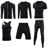 Men Sportswear Compression Sport Suits Quick Dry Running Sets Clothes Sports Joggers Training Gym Fitness Tracksuits Running Set