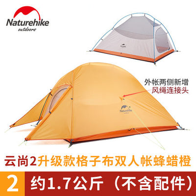 Naturehike Updated Cloud Up 2 Series 1 Person 2 Man 3-4 Person Ultralight Camping Tent Outdoor Winter Camp Equipment Nature Hike