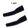 1 Pair Ultralight Ice Fabric Arm Sleeves Mangas Warmer Summer Sports UV Protection Outdoor Running Basketball Volleyball Cycling