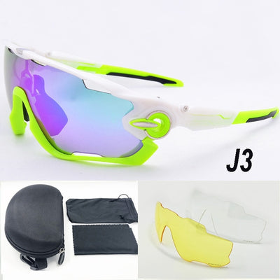 2019 Brand 3 Lens Replaceable Cycling Glasses Top Quality Cycling Goggles TR90 Men Women Cycling Sunglasses Eyewear