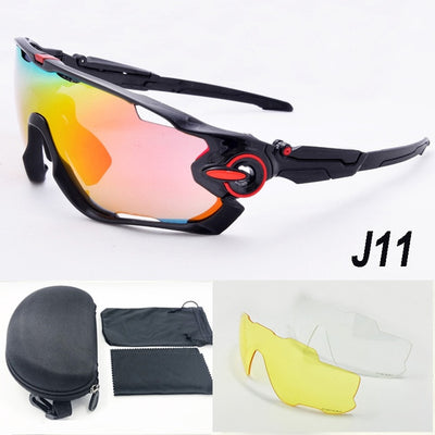 2019 Brand 3 Lens Replaceable Cycling Glasses Top Quality Cycling Goggles TR90 Men Women Cycling Sunglasses Eyewear