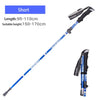 EVA Handle 4-Section Adjustable Walking Sticks Canes  Hiking Poles Trekking Poles Alpenstock for Outdoor Crutches 1PC SES0046