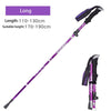 EVA Handle 4-Section Adjustable Walking Sticks Canes  Hiking Poles Trekking Poles Alpenstock for Outdoor Crutches 1PC SES0046