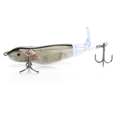 VTAVTA 9cm 13g Rat Whopper Plopper Crankbait Fishing/Cranks Wobblers for Fishing Lures Mouse Trout Hard Bait with Rotating Tail