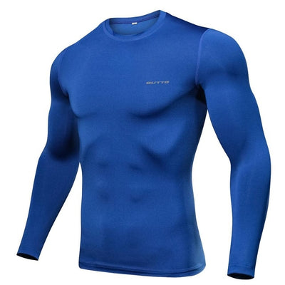 Outto Men's Cycling Base Layers Long Sleeves Compression Quick Dry Fitness Gym Running Bicycle Underwear