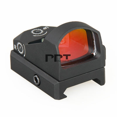 PPT Tactical Red Dot Sight 3MOA Red Dot Scope Mini Compact Reflex Airsoft Hunting Sight Low Parallax Picatinny Rail PP2-0117