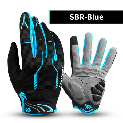 CoolChange Cycling Gloves Touch Screen GEL Bike Gloves Sport Shockproof MTB Road Full Finger Bicycle Glove For Men Woman