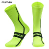 PHMAX 7 Colors Unisex Professional Cycling Socks Sport Socks Road MTB Bicycle Socks Outdoor Sports Racing Mountain Bike Socks