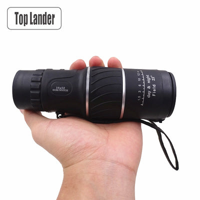 Monocular Telescope 16x52 Binoculars Travel Monocular Telescope Night Day Vision HD Outdoor Monocular Hunting Spotting Scope