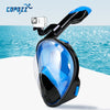 COPOZZ Snorkel Diving Mask Full Face Anti Fog Underwater Snorkel Mask Set Easy Breath Swimming Mask for Gopro Action Camera 2019