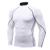 Design New Gym T shirt Compression Bodybuilding Jogging Jersey Sport shirt Men Outdoor Clothes Running Shirt Rashguard