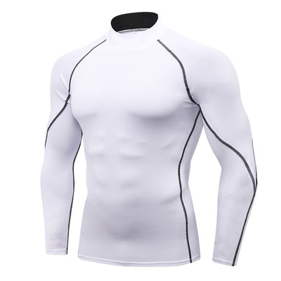 Design New Gym T shirt Compression Bodybuilding Jogging Jersey Sport shirt Men Outdoor Clothes Running Shirt Rashguard