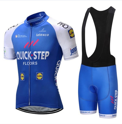 2019 Quick Step TEAM Cycling Jersey Gel Pad Bike Shorts Suit Ropa Ciclismo Mens Summer Quick-dry PRO BICYCLING Maillot Culotte