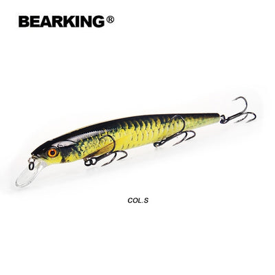 Bearking 2018 New hot model 128mm 23g professional quality fishing lures hard bait dive 1.5m quality wobblers minnow