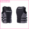 Hisea Professionl Buoyancy Life Jacket Vest With Material Neoprene for Men Women Surfing Motorboat Fishing