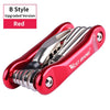 Multifunction Bicycle Bike Repair Tools Steel 10 in 1 Kit Herramientas Bicicleta Cycling Folding Wrench Ferramentas Bike Tools