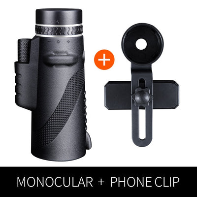 Professional Monocular Powerful Telescope for Mobile Night Vision 10X42 Military Eyepiece Handheld Objective Lens Hunting Optics