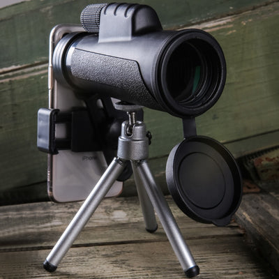 Monocular Night Vision 12X50 High Quality Telescope Support Cell Phone Professional High Magnification Eyepiece Handheld Hunting