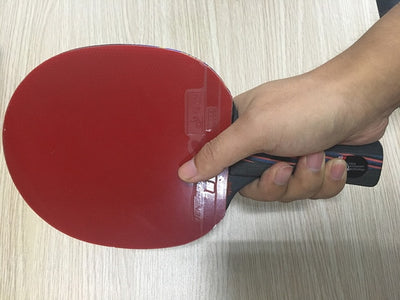 Lemuria  best quality professional long and short handle grip table tennis racket shake hand pingpong racket paddle rubber bats