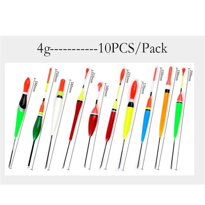 10PCS/bag, wooden Fishing Float ,Fishing Float in buoyancy range (3g-5g)