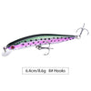 1pcs Fishing Lures 3D Eyes Floating Laser Minnow Hard Aritificial Wobblers Crankbait Plastic Baits Pesca Isca 11cm 13.5g