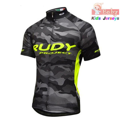 Cycling Jersey 2019 Pro Team Rudy Summer Kids Mtb Cycling Set Racing Bicycle Clothing Suit Boys Breathable Mountain Bike Clothes