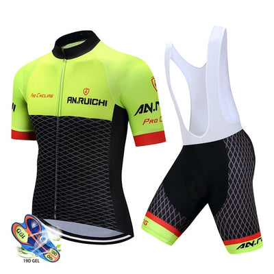 2019 treking Cycling Clothing Bike jersey Ropa Quick Dry Mens Bicycle summer tops pro Cycling Jerseys 19D gel pad bike shorts