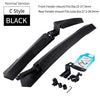 WEST BIKING Quick Release Mountain Bike Fenders 2PCS Front Rear Cycling Bike Mudguard Wing 24 26 27.5 29 inch MTB Bicycle Fender