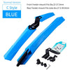 WEST BIKING Quick Release Mountain Bike Fenders 2PCS Front Rear Cycling Bike Mudguard Wing 24 26 27.5 29 inch MTB Bicycle Fender