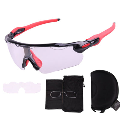 Unisex Crave Color Change Cycling Glasses TR90 Frame UV400 Cycling Sunglasses Polarized Bicycle Riding Cycling Glasses