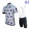 Pro STRAVA Bicycle Racing Team Short Sleeve Maillot Ciclismo Men's Cycling Jersey Kits Summer breathable Cycling Clothing Sets