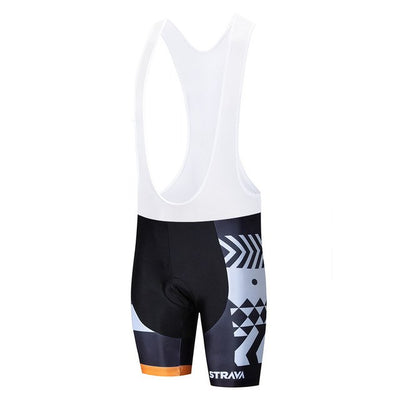 STRAVA 2019 GF team men's summer breathable short sleeve cycling jersey kit ropa ciclismo bicycle bike clothing bib shorts set