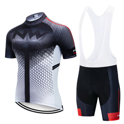 2019 NW Men and Women Cycling Jersey Clothing Set Spring and Summer Men and Women Short Sleeve Breathable