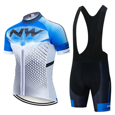 2019 NW Men and Women Cycling Jersey Clothing Set Spring and Summer Men and Women Short Sleeve Breathable